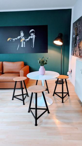 Rooftop Art Apartment, E-Roller,Ausblick,WLAN,TV